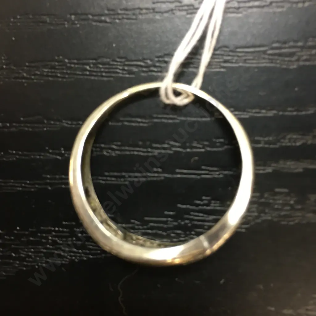 Gold & Silver Ring With Diamonds Stamped 10K & 925 Image 1++